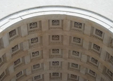 Classical architectural arch Stock Photos