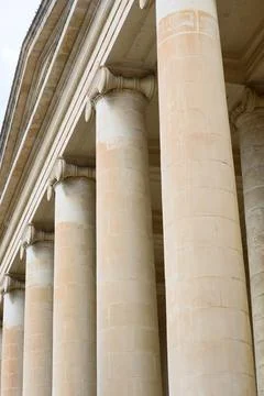 Classical Architecture Columns in Detail 스톡 사진