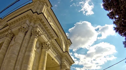 Classical Architecture Timelapse Stock Footage 76472927
