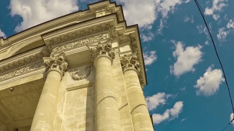 Classical Architecture Timelapse Stock Footage 76472940