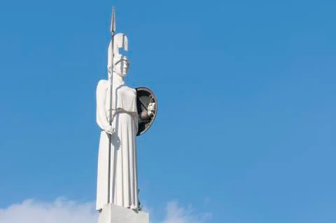 Classical Athena statue Stock Photos