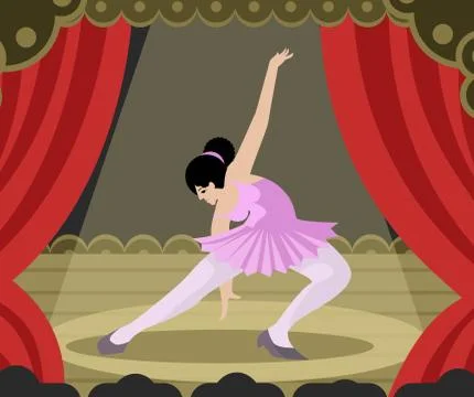 Classical ballet dancer Stock-Illustration