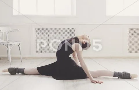 Classical Ballet dancer portrait Stock Photos