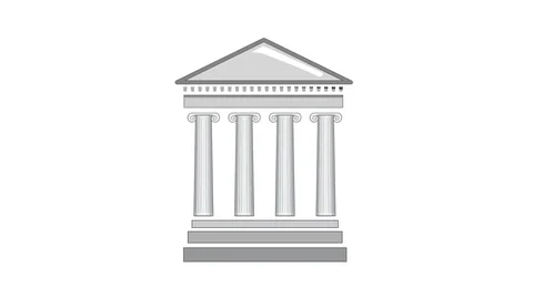 Classical building Stock Footage 91247860