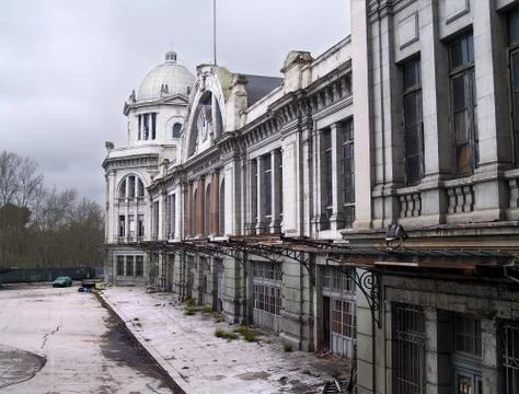 Classical building in Madrid Stock Photos