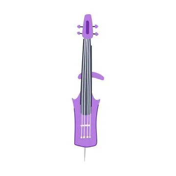 Classical cello cartoon vector illustration Stock Illustration