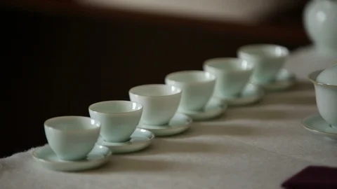 Classical Chinese tea set,HD Vidéo 117975206