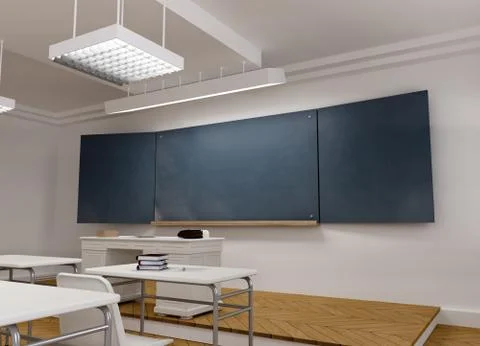 Classical classroom Stock Illustration