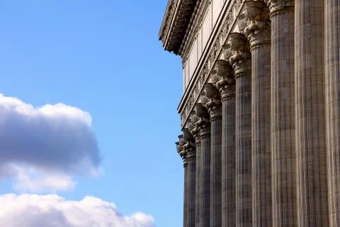 Classical Colonnades Right Stock Photos
