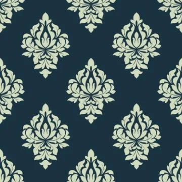 Classical damask style seamless pattern 스톡 일러스트