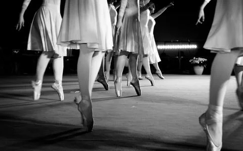 Classical dance moves Stock Photos