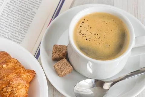 Classical french breakfast Stock Photos