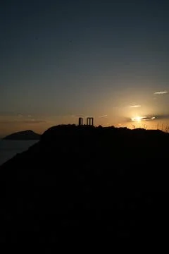 Classical Greece Landscape Stock Photos
