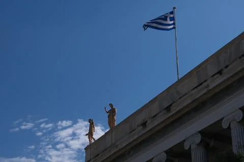 Classical Greek Monuments Stock Photos