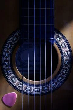 Classical Guitar Hole Stock Photos