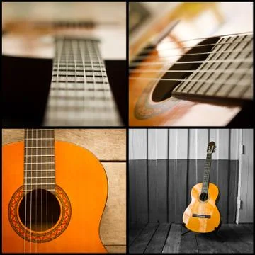 Classical guitar Stock Photos