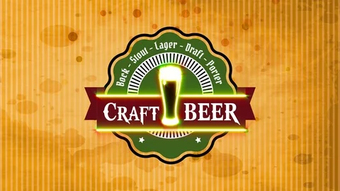 Classical handiwork distillery with glass flooding froth on elegant award Vidéo 129271912