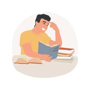 Classical literature isolated cartoon vector illustration. Ilustración de archivo