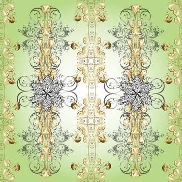 Classical luxury old fashioned damask ornament, royal victorian. Seamless textur Stockillustratie