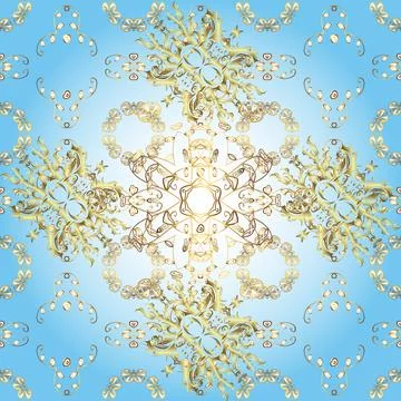 Classical luxury old fashioned damask ornament, royal victorian seamless texture Stockillustratie