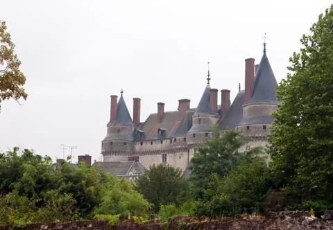 Classical medieval castle Stock Photos