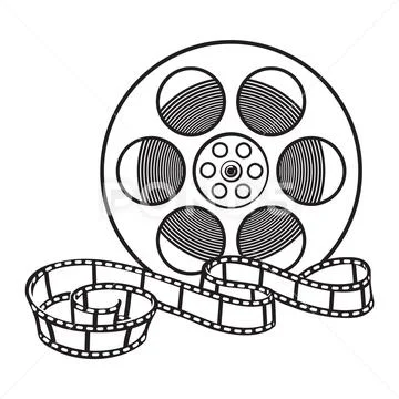 Cinema Film Reel Stock Illustrations, Cliparts and Royalty Free
