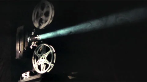 Classical Movie Projector Stock Footage 65012470