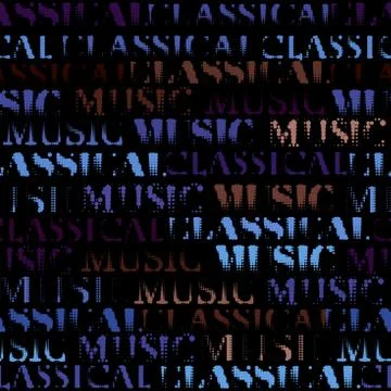Classical music backhround Illustrazione stock