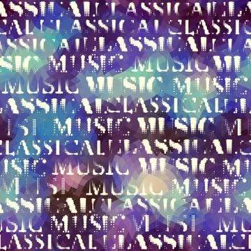 Classical music backhround Illustrazione stock