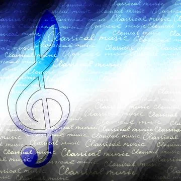 Classical music backhround 스톡 일러스트