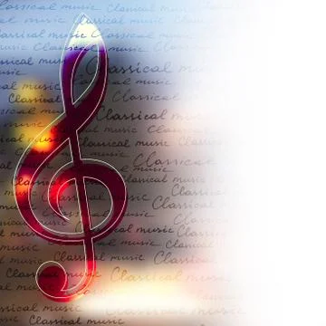 Classical music backhround 스톡 일러스트