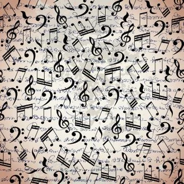 Classical music backhround Stock Illustration