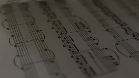 classical music notes for a concert. mus... | Stock Video | Pond5