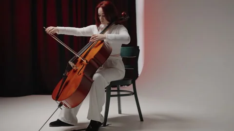 Classical music playing stringed classical musical instruments, Stock Footage 323997292