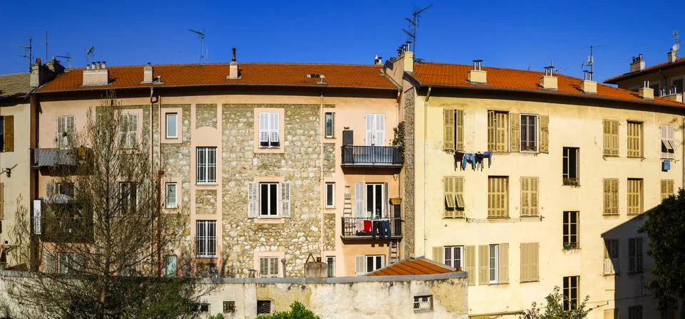 Classical Nice yard view, summer day Stock Photos