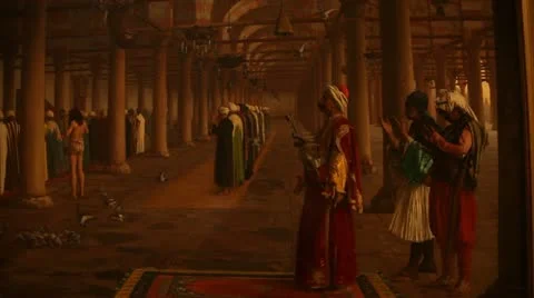 Classical Painting Close-up Stock Footage 21310359