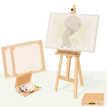 Classical Painting Study vector イラスト素材