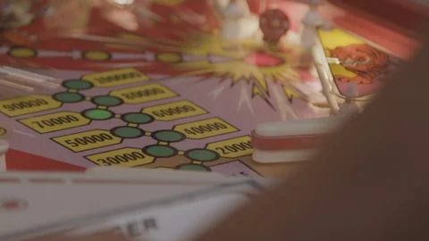Classical pinball field 4k GRADED Stock Footage 122829422