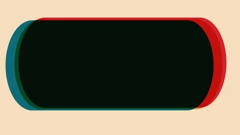 Classical retro shapes animation with moving and flying roundness rectangles Stock Footage 249210325