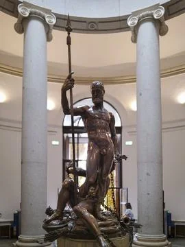 Classical sculpture inside Madrid museum Photos