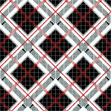 Classical Shirt Seamless Pattern. Checkered Plaid Vector Background. Retro Te Stock Illustration