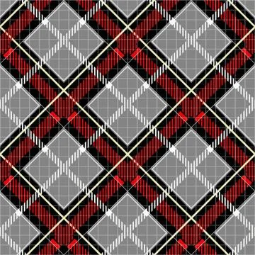 Classical Shirt Seamless Pattern. Checkered Plaid Vector Background. Retro Illustrazione stock