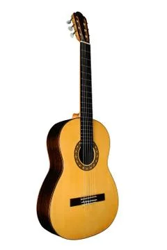Classical six-string guitar. Stock Photos