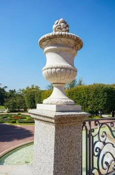 Classical stone Urn Stock Photos