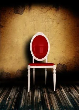 Classical white armchair Stock Illustration