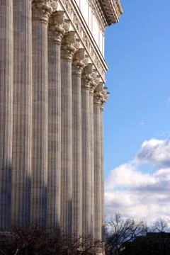 Classicist Colonnade Stock Photos