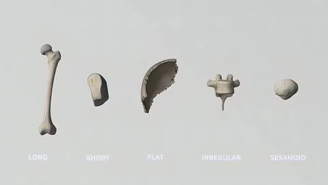 Classification of bones Stock Illustration