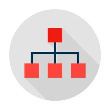 Classification Graph Circle Icon Stockillustratie