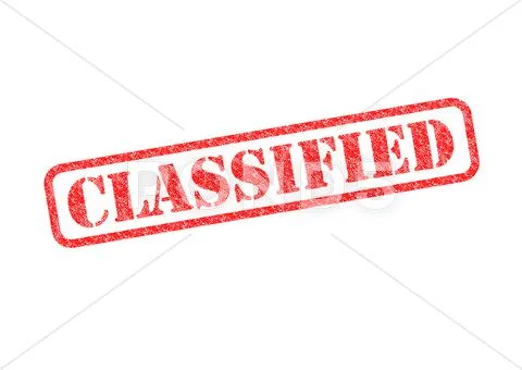 CLASSIFIED Stock Illustration