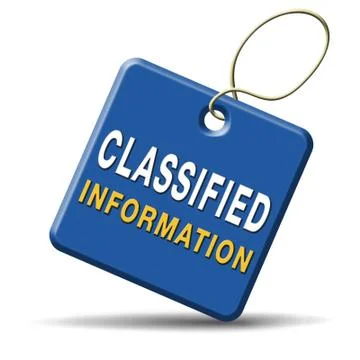 Classified information Stock Illustration